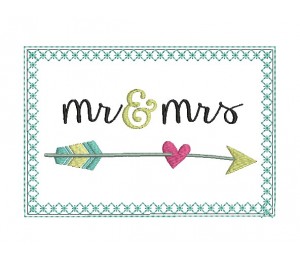 ITH - Postkarte Mr. & Mrs. Pfeil